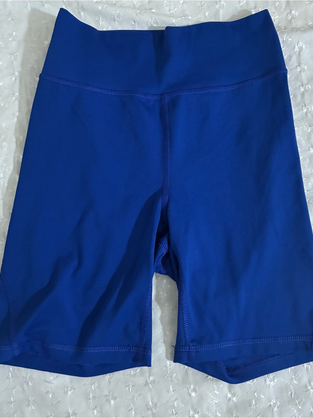 adidas Royal Blue High-Rise Bike Shorts